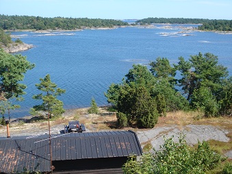 Vue de notre cabane